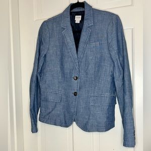 EUC J Crew Factory chambray blazer, size 6